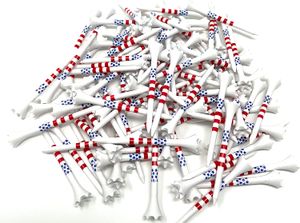 NorthPointe 3 ¼” USA Stars and Stripes American Flag Golf Tees
